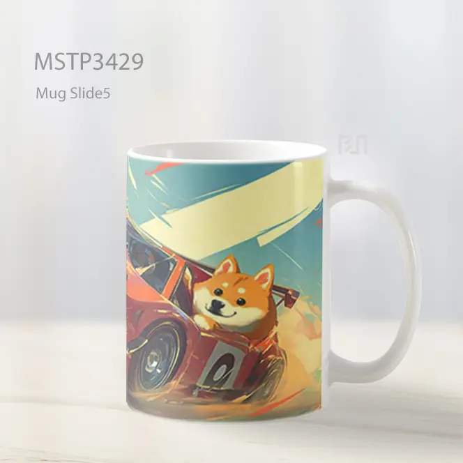 Mobil Sport Shiba Inu Mug MSTP3429 - All-side / Desain