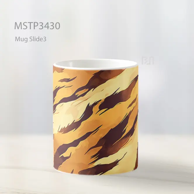 Motif Harimau Mug MSTP3430 - All-side / Desain