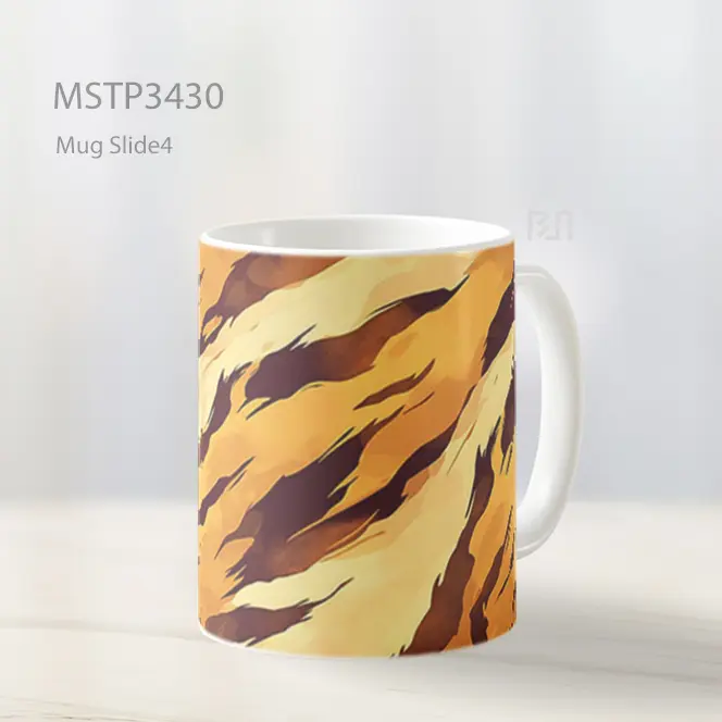 Motif Harimau Mug MSTP3430