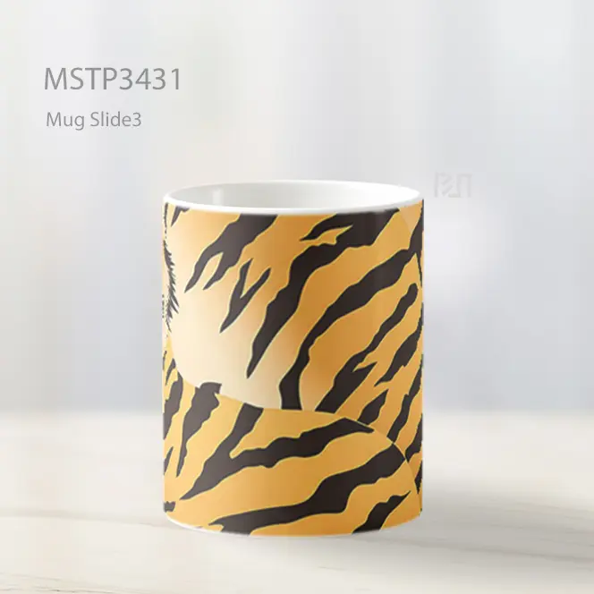 Motif Harimau Mug MSTP3431 - All-side / Desain