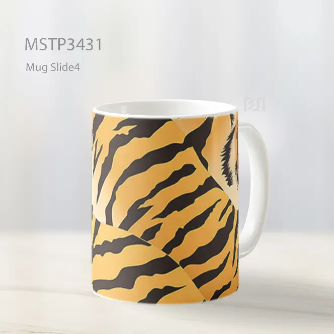Motif Harimau Mug MSTP3431