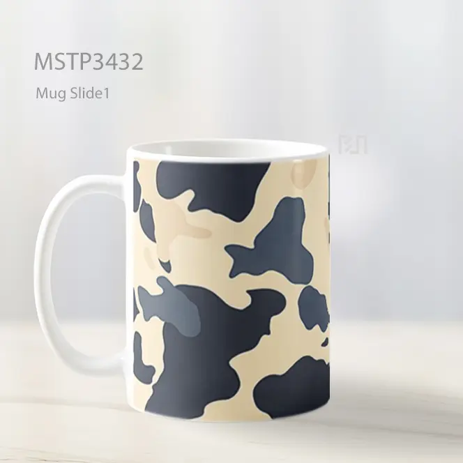 Motif Loreng Sapi Mug MSTP3432 - All-side / Desain