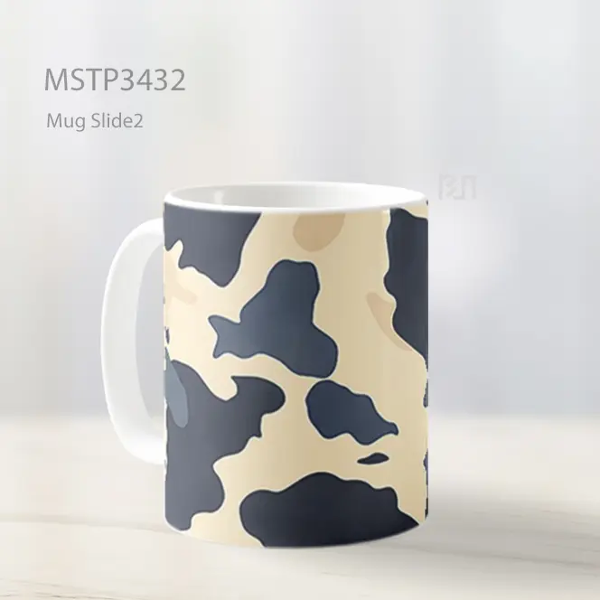 Motif Loreng Sapi Mug MSTP3432 - All-side / Desain