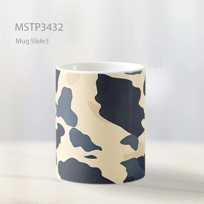 Motif Loreng Sapi Mug MSTP3432 - All-side / Desain
