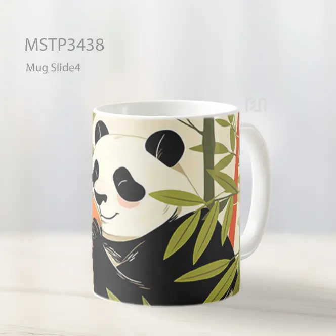 Panda Dengan Bambu Mug MSTP3438