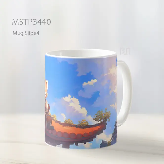Panda Merah Di Atap Mug MSTP3440