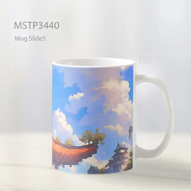 Panda Merah Di Atap Mug MSTP3440 - All-side / Desain