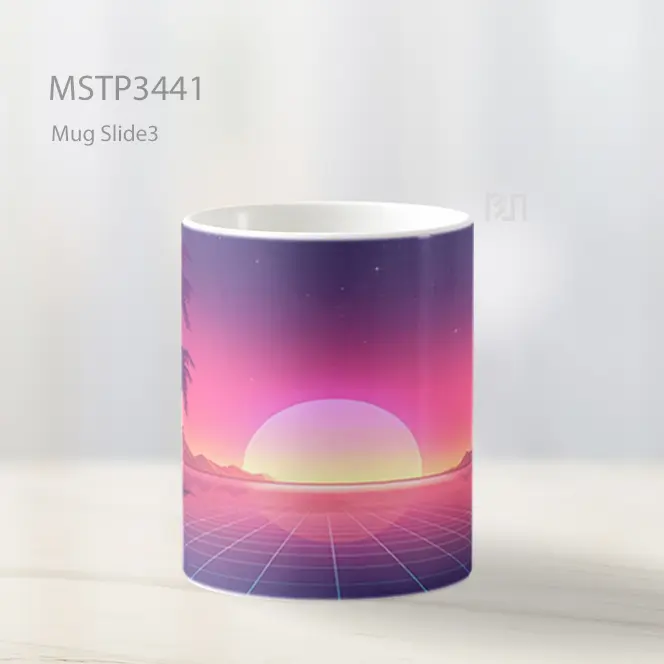 Pantai Senja Ungu Mug MSTP3441 - All-side / Desain