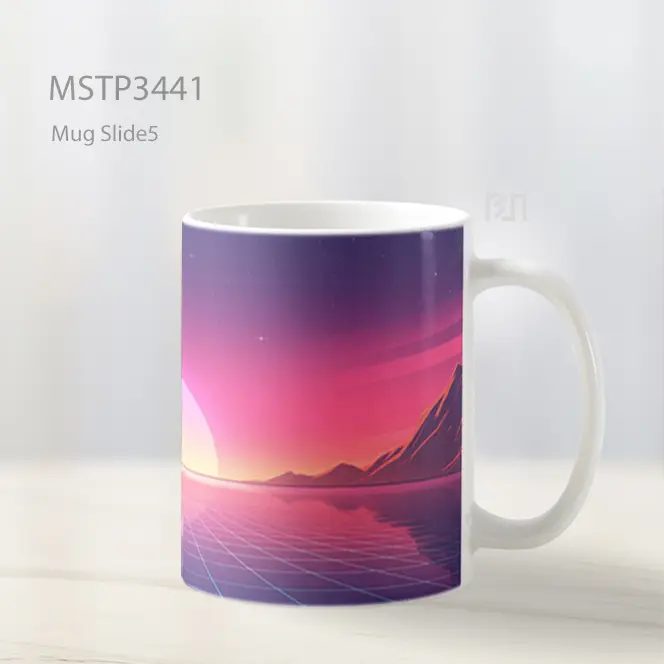 Pantai Senja Ungu Mug MSTP3441 - All-side / Desain