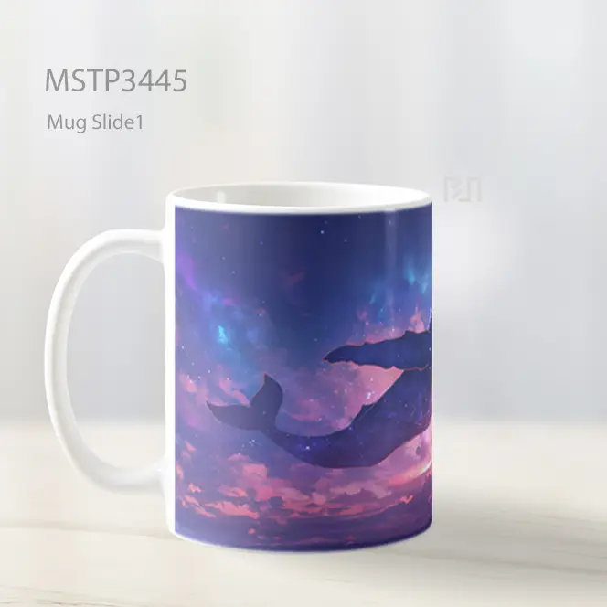 Paus Di Langit Magis Mug MSTP3445 - All-side / Desain