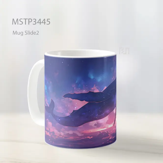 Paus Di Langit Magis Mug MSTP3445 - All-side / Desain