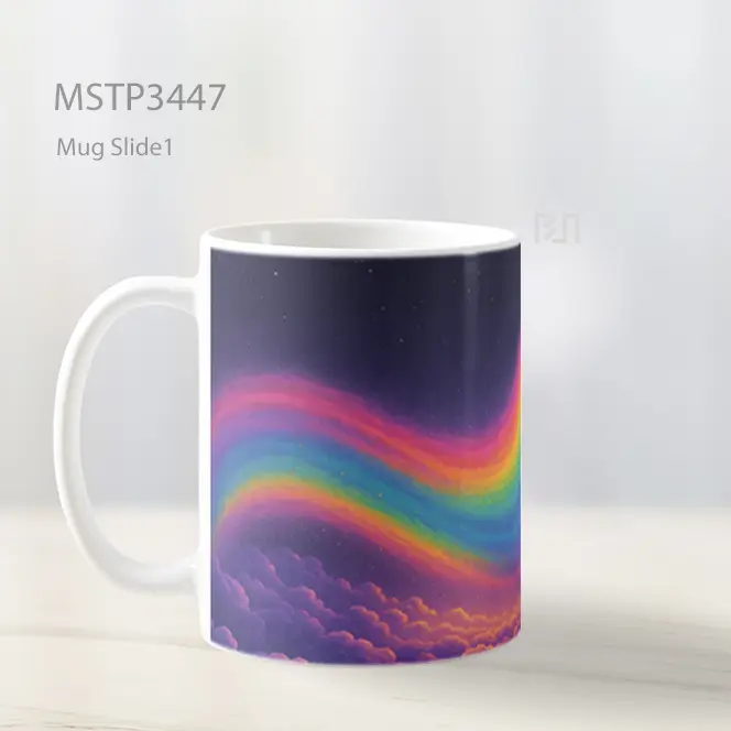 Pelangi Di Langit Senja Mug MSTP3447 - All-side / Desain