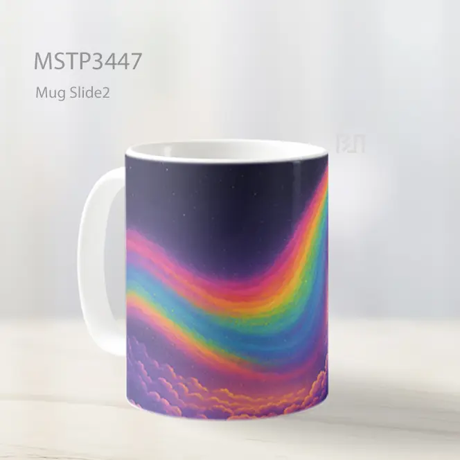 Pelangi Di Langit Senja Mug MSTP3447 - All-side / Desain
