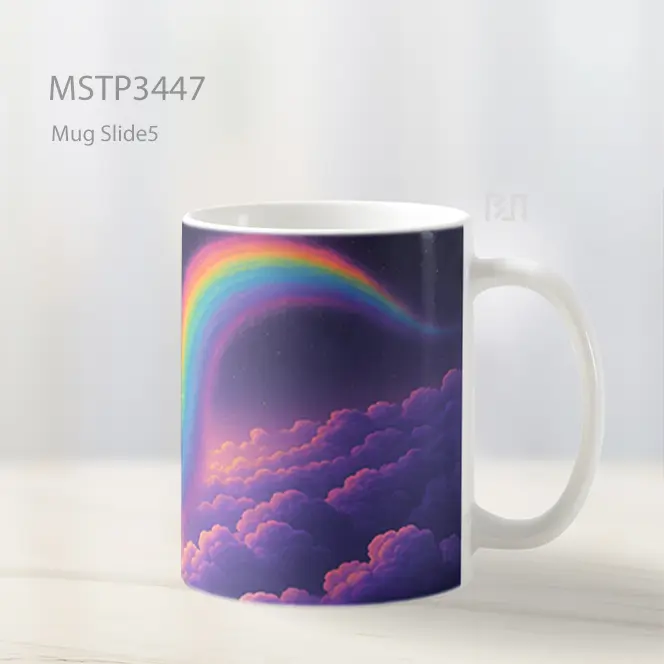 Pelangi Di Langit Senja Mug MSTP3447 - All-side / Desain
