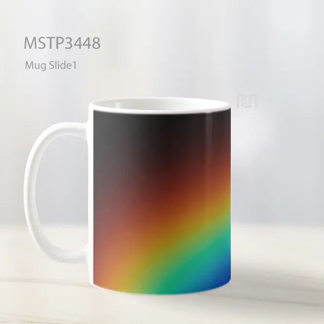 Pelangi Minimalis Mug MSTP3448 - All-side / Desain