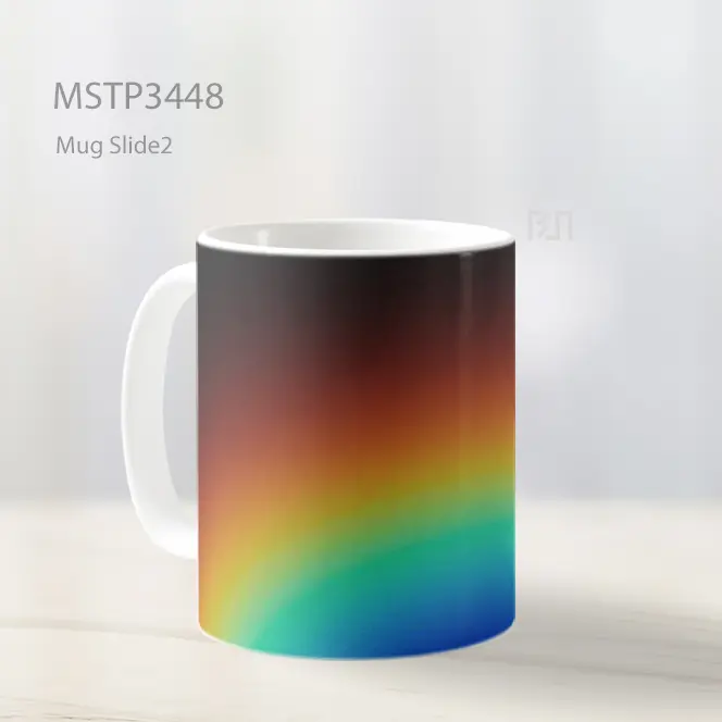 Pelangi Minimalis Mug MSTP3448 - All-side / Desain