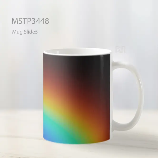 Pelangi Minimalis Mug MSTP3448 - All-side / Desain