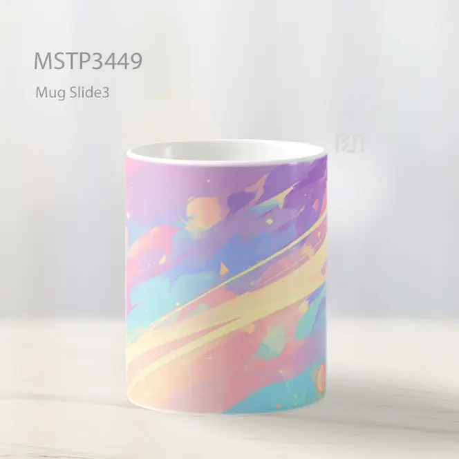 Pelangi Pastel Mug MSTP3449 - All-side / Desain