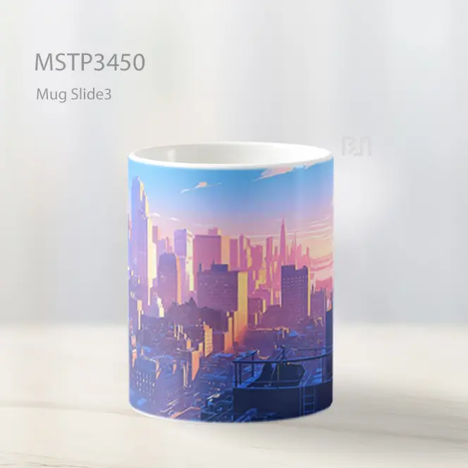 Pencakar Langit Mug MSTP3450 - All-side / Desain