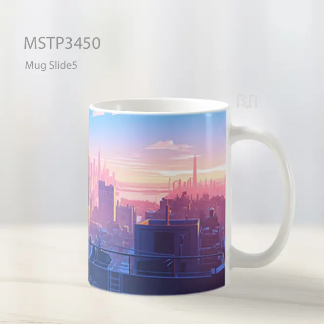 Pencakar Langit Mug MSTP3450 - All-side / Desain