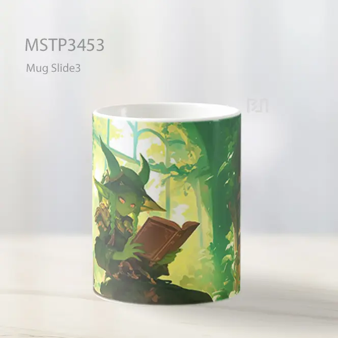 Perpustakaan Magis Mug MSTP3453 - All-side / Desain