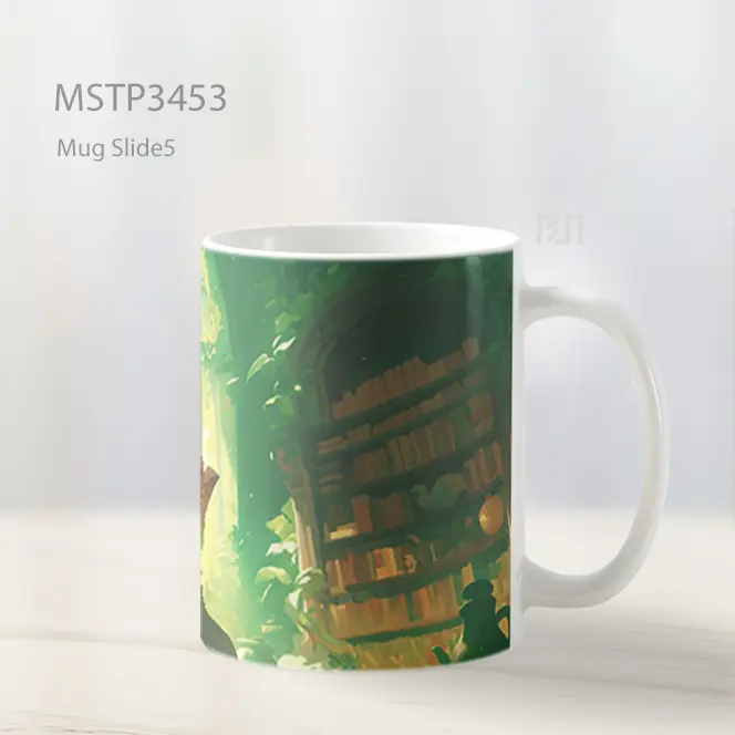 Perpustakaan Magis Mug MSTP3453 - All-side / Desain