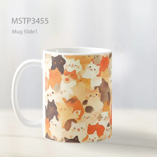 Pola Anjing Lucu Mug MSTP3455 - All-side / Desain