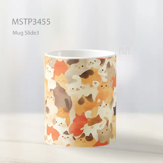 Pola Anjing Lucu Mug MSTP3455 - All-side / Desain