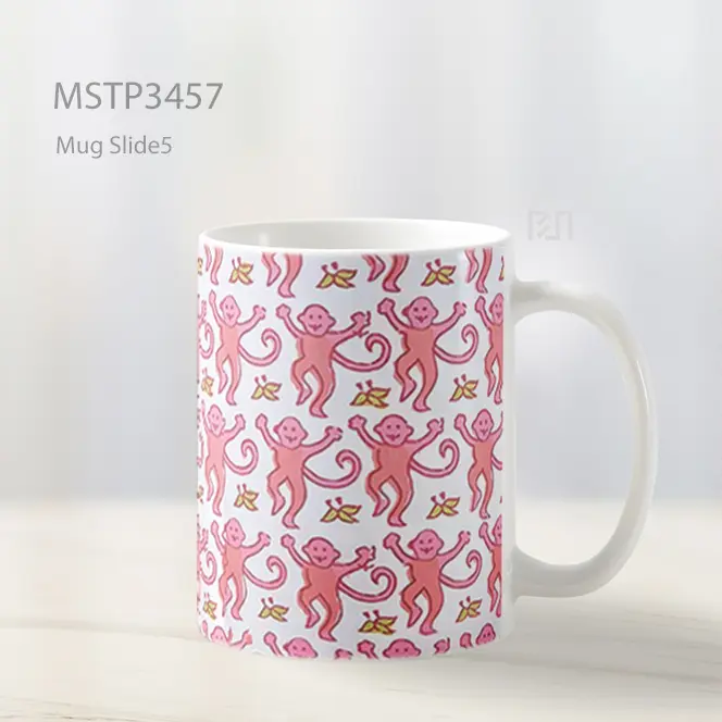 Pola Flamingo Pink Mug MSTP3457 - All-side / Desain
