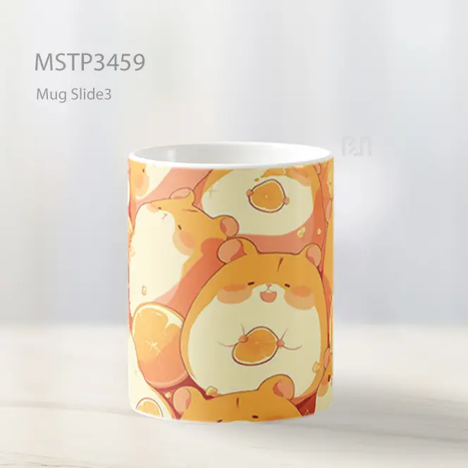 Pola Hamster Lucu Mug MSTP3459 - All-side / Desain