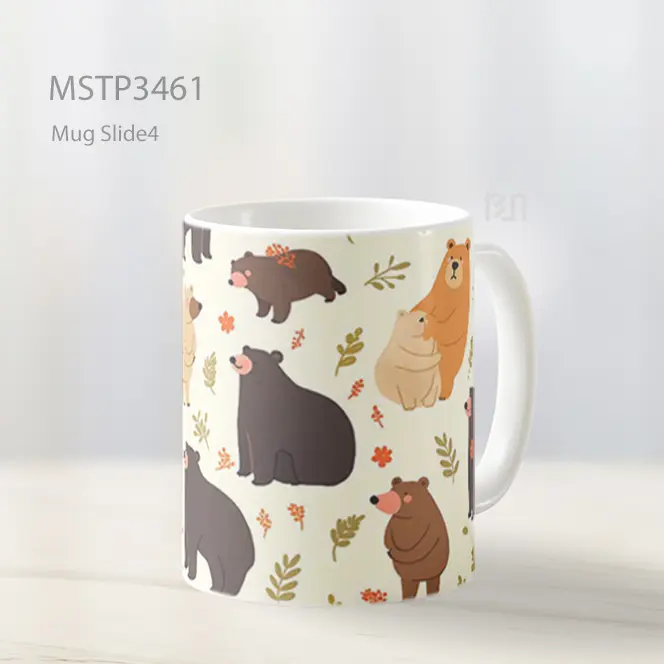 Pola Kucing Hitam Mug MSTP3461