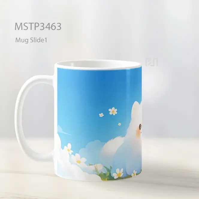 Pomeranian Awan Mug MSTP3463 - All-side / Desain