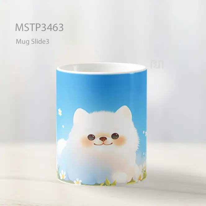 Pomeranian Awan Mug MSTP3463 - All-side / Desain