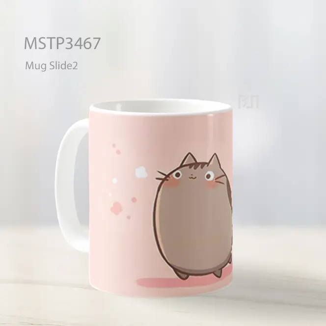 Pusheen Duduk Lucu Mug MSTP3467 - All-side / Desain