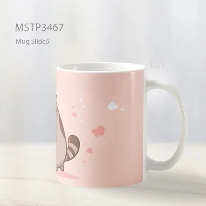 Pusheen Duduk Lucu Mug MSTP3467 - All-side / Desain