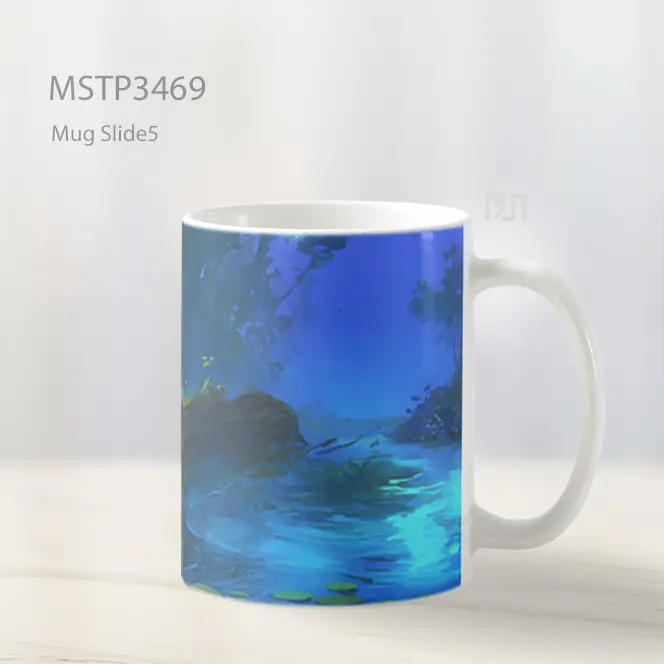 Raccoon Dengan Lentera Mug MSTP3469 - All-side / Desain
