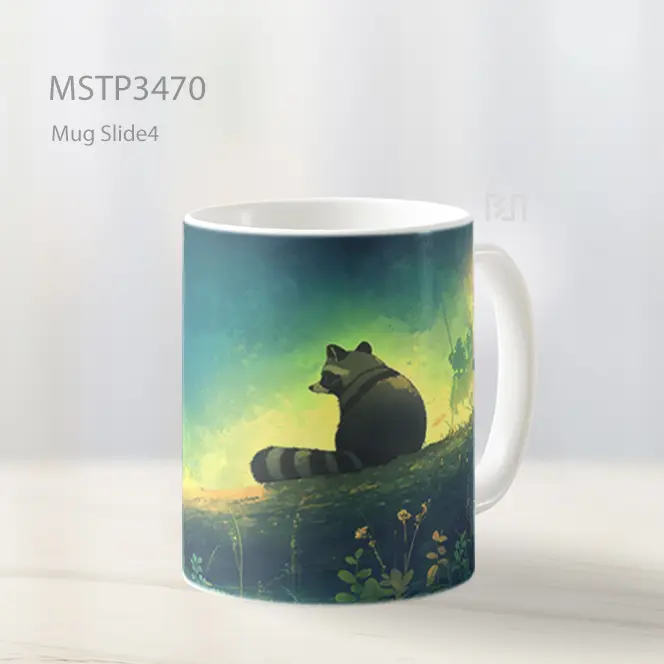 Raccoon Hening Mug MSTP3470