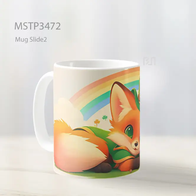 Rubah Pelangi Mug MSTP3472 - All-side / Desain