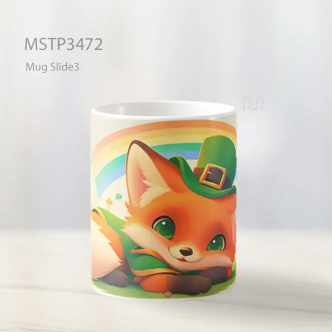 Rubah Pelangi Mug MSTP3472 - All-side / Desain