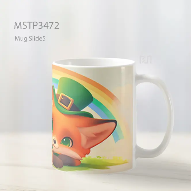 Rubah Pelangi Mug MSTP3472 - All-side / Desain