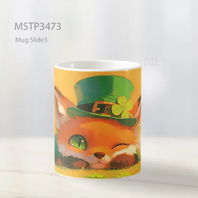 Rubah Periang Mug MSTP3473 - All-side / Desain