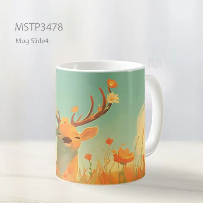 Rusa Di Padang Rumput Mug MSTP3478