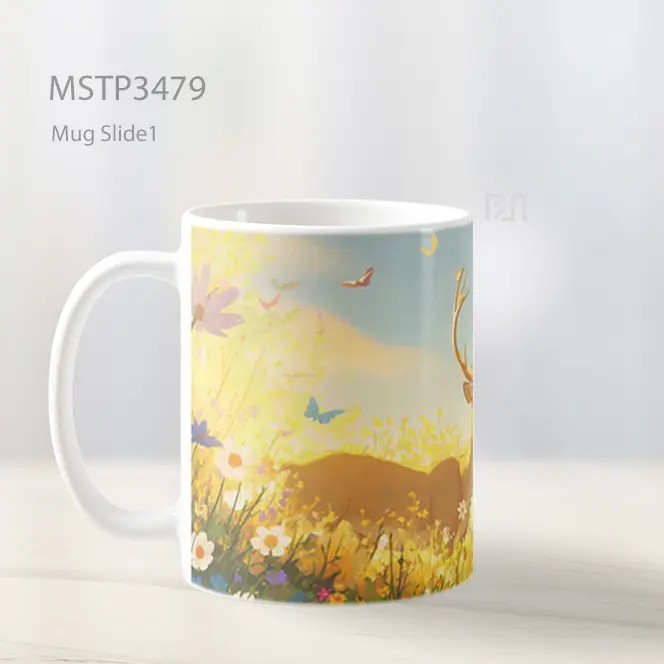 Rusa Emas Mug MSTP3479 - All-side / Desain