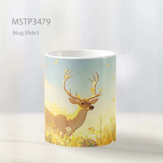 Rusa Emas Mug MSTP3479 - All-side / Desain