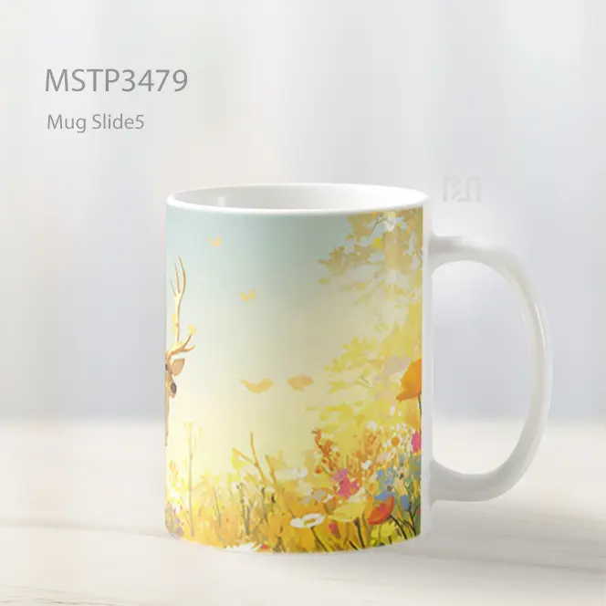 Rusa Emas Mug MSTP3479 - All-side / Desain