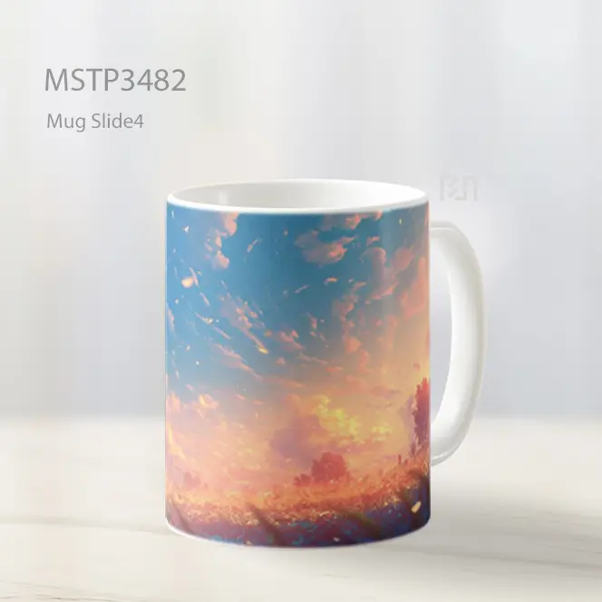 Senja Awan Pink Mug MSTP3482