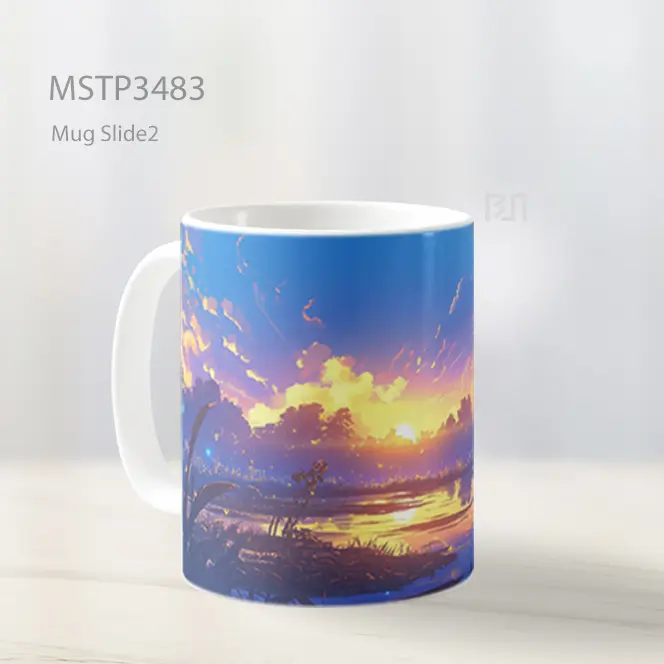 Senja Keemasan Mug MSTP3483 - All-side / Desain