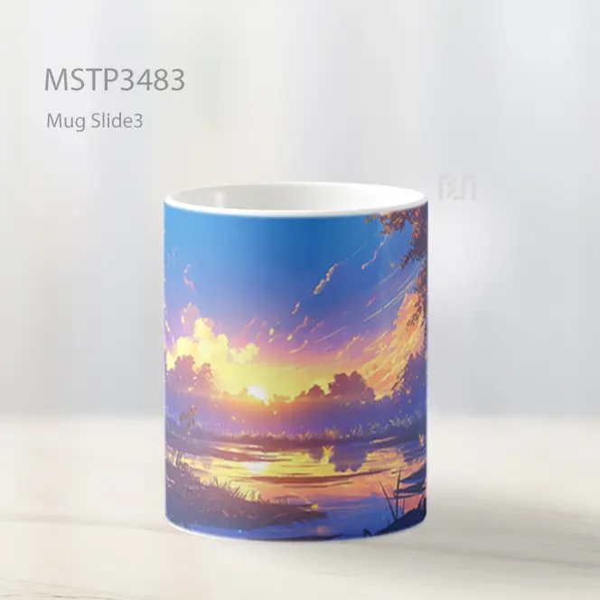 Senja Keemasan Mug MSTP3483 - All-side / Desain