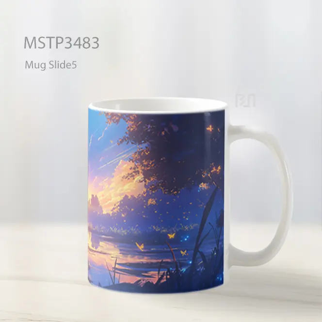 Senja Keemasan Mug MSTP3483 - All-side / Desain