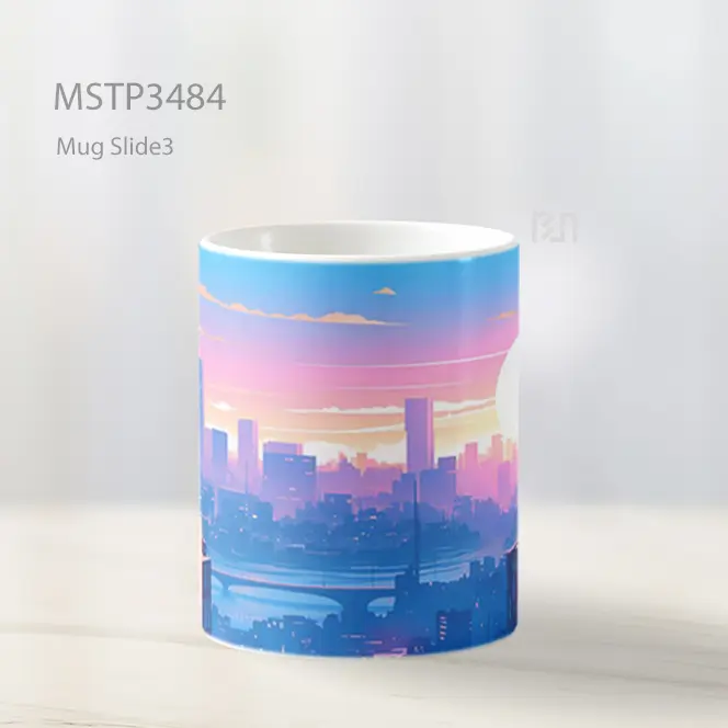 Senja Perkotaan Mug MSTP3484 - All-side / Desain